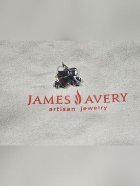 Retired James Avery Sterling Flying Angel Charm